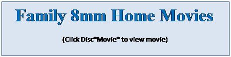 Text Box: Family 8mm Home Movies
(Click Disc*Movie* to view movie)
